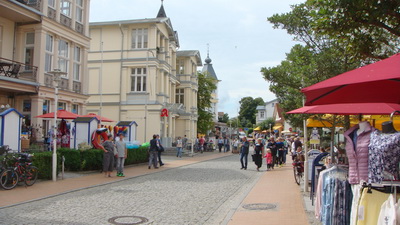 Einkaufsstraße in Zinnowitz